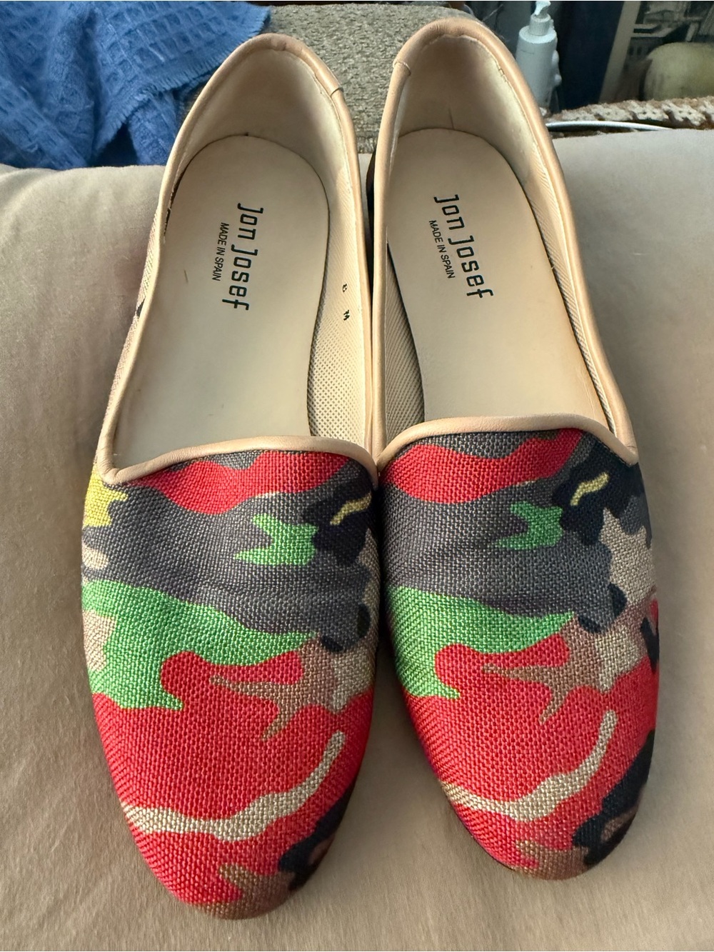 Jon Josef Gatsby Camouflage Loafer Flats 8